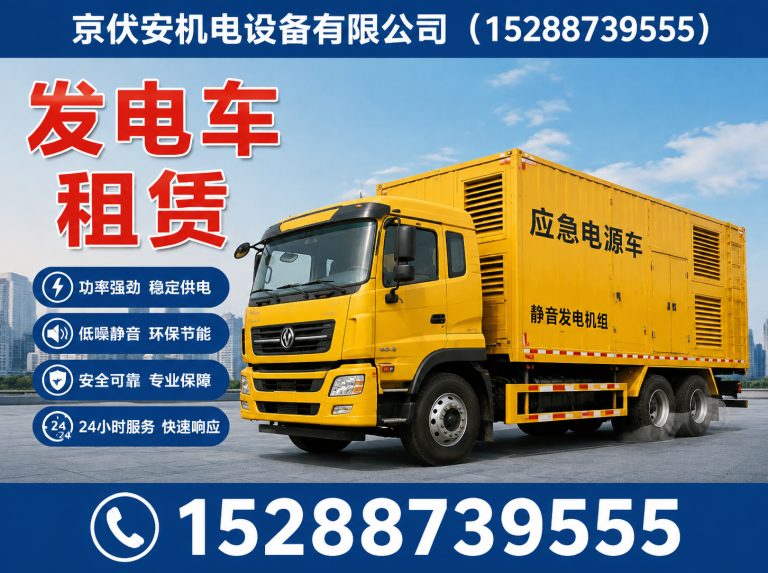 东莞发电车租赁展示图